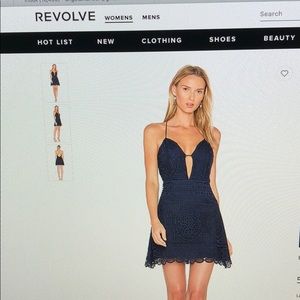 Blue dress by Lovers + Friends